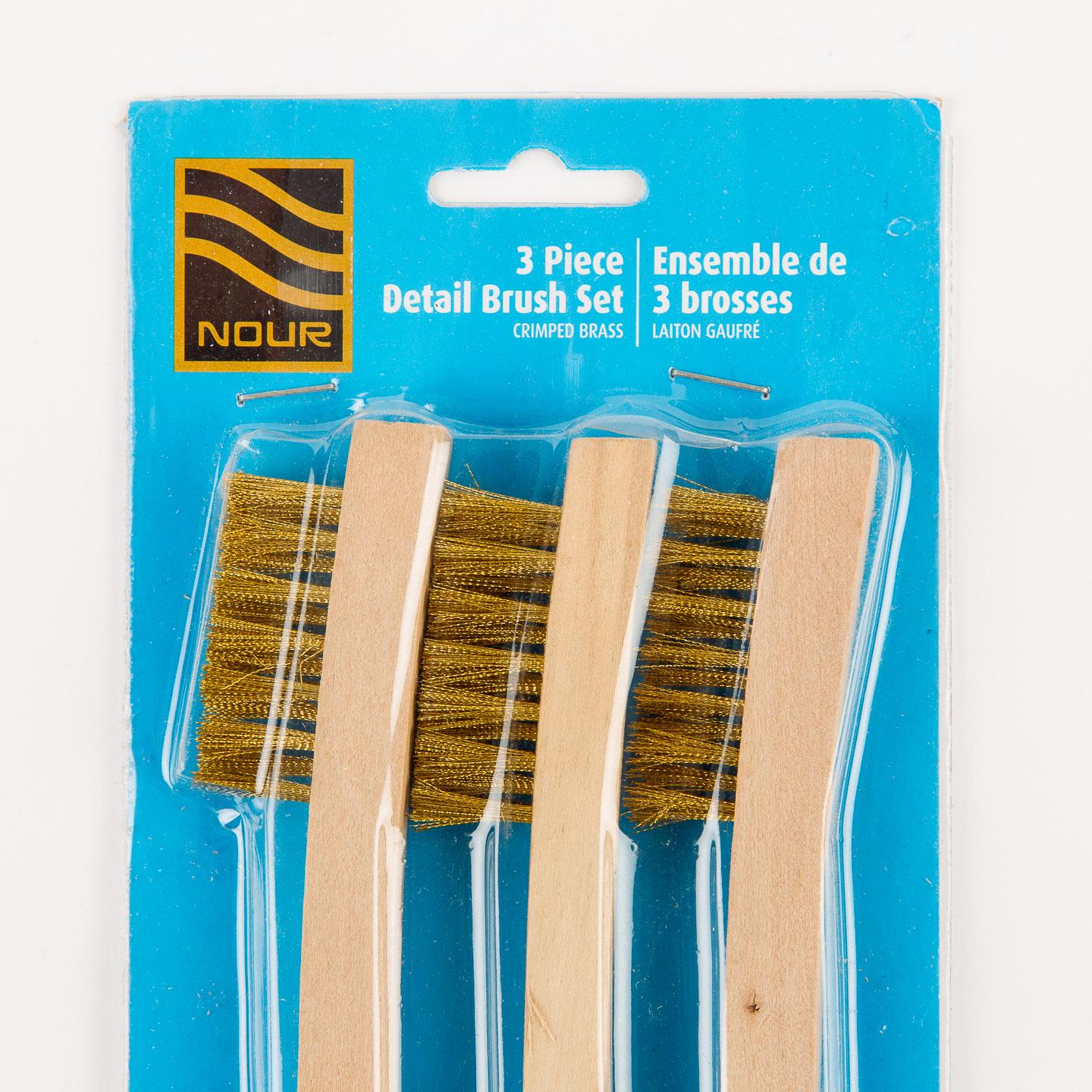 Mini-Wire Brushes - Brass - Mini-Wire Brush Accessories - Nour